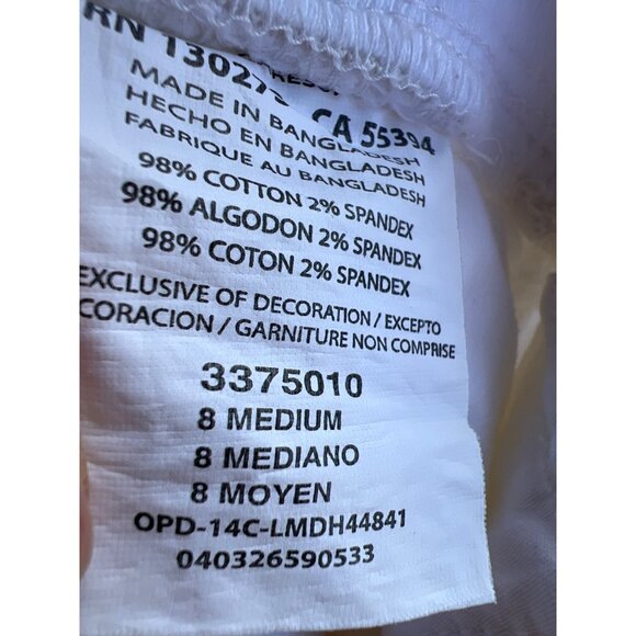 Lee Easy Fit Women's Cargo Capris White Size 8 - Picture 2 of 7